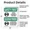 Signmission 7 in Height, 5 in Width, Vinyl Decal, Rectangle, Bilingual OS-2PACK-SF-D-57-L-10868 - alternate 3